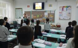 Открытый урок кыргызского языка в 3 «А» классе.