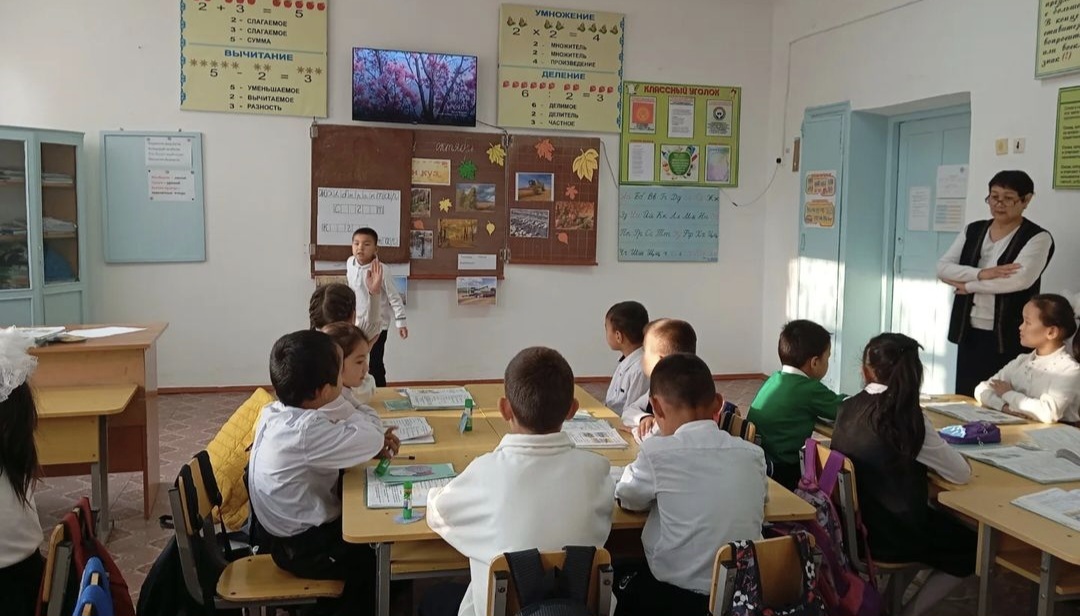 Открытый урок кыргызского языка во 2 «Б» классе.
